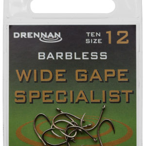 WIDE GAPE SPECIALIST Barbless Haczyki Drennan 10szt. Haczyki