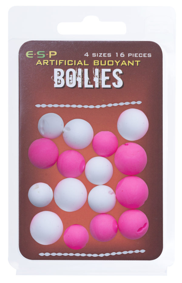 BUOYANT BOILIES WHITE & PINK Kulki ESP Kod: ETBBWP01 Przynęty Sztuczne