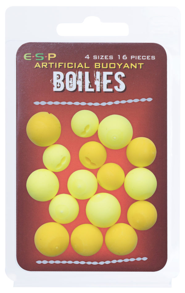 BUOYANT BOILIES YELLOW & FLUO YELLOW Kulki ESP Kod: ETBBYFY01 Przynęty Sztuczne