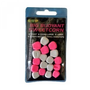 Kukurydza BIG BUOYANT SWEETCORN PINK/WHITE ESP ETBSCPW008 Program Carp ESP > Sztuczne Przynęty