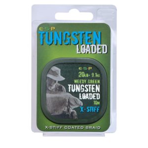 Plecionka TUNGSTEN LOADED X-STIFF ESP 10m Weedy Green Kod: ELTL20WGXS Żyłki / Plecionki / Linki