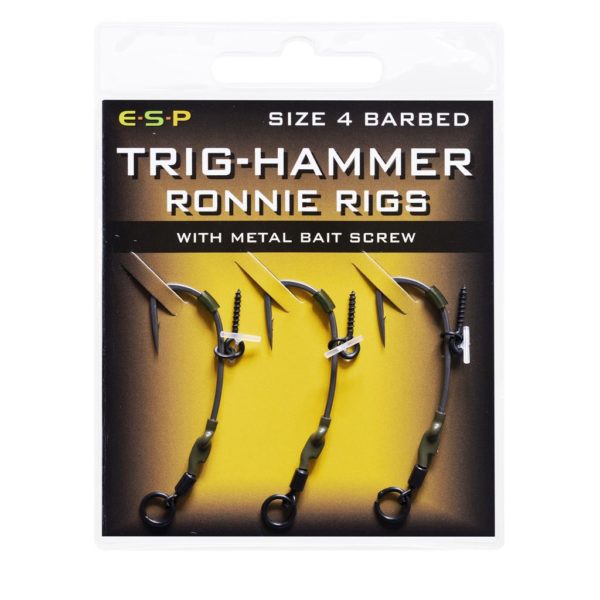 Przypony TRIG-HAMMER RONNIE RIGS ESP Barbed Gotowe Przypony