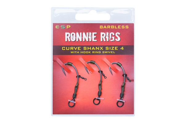 RONNIE RIGS BARBLESS Haczyki 3szt. ESP Haczyki