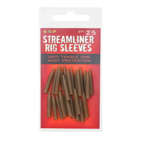 STREAMLINER RIG SLEEVES BROWN Rękaw ESP 25szt. Kod: ETSRS002BN Akcesoria Karpiowe