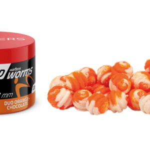 3D WORMS WAFTERS DUO ORANGE-CHOCOLATE 12mm 20g MatchPro Przynęty do Methody / Karpiowe