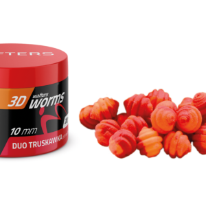 3D WORMS WAFTERS DUO STRAWBERRY 10mm 20g MatchPro Przynęty do Methody / Karpiowe