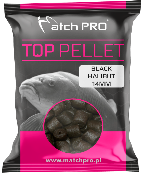 BLACK HALIBUT Drilled 14mm Pellet MatchPro 700g Pellety Zanętowe