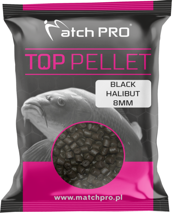 BLACK HALIBUT Drilled 8mm Pellet MatchPro 700g Pellety Zanętowe