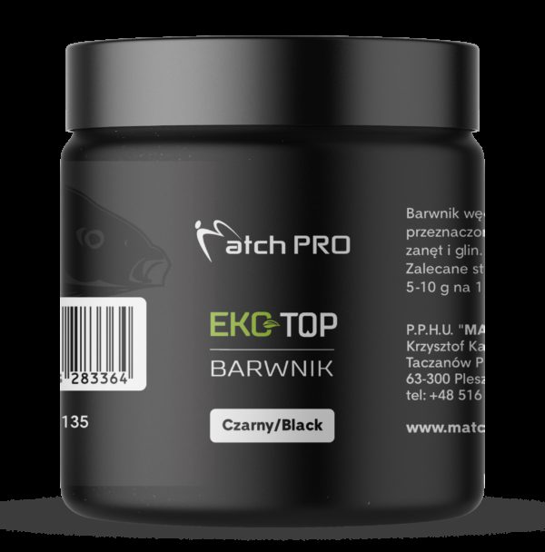 Barwnik Zanętowy EKO-TOP Matchpro Czarny 120g Dodatki / Atraktory