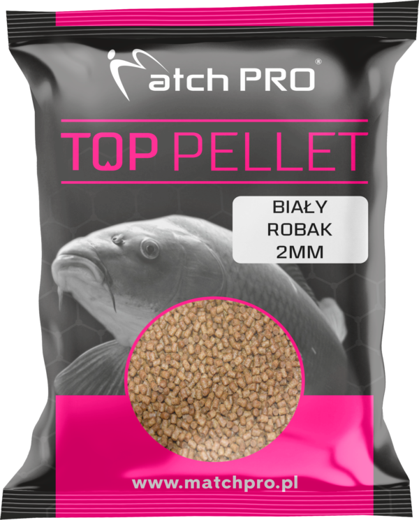 DUO BIAŁY ROBAK 2mm Pellet MatchPro 700g Pellety Zanętowe