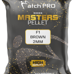 F1 BROWN 2mm PELLET MASTERS MatchPro 700g Pellety Zanętowe