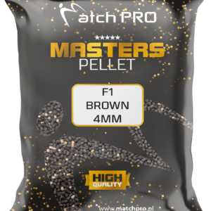 F1 BROWN 4mm PELLET MASTERS MatchPro 700g Pellety Zanętowe