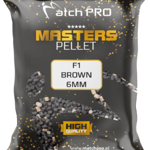 F1 BROWN 6mm PELLET MASTERS MatchPro 700g Pellety Zanętowe