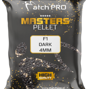 F1 DARK 4mm PELLET MASTERS MatchPro 700g Pellety Zanętowe