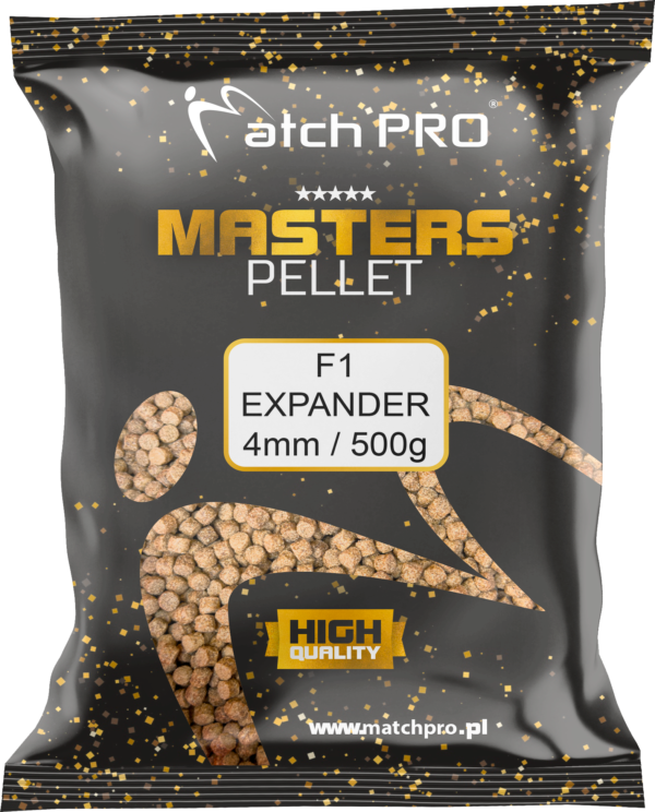 F1 EXPANDER 4mm PELLET MASTERS MatchPro 500g Pellety Zanętowe