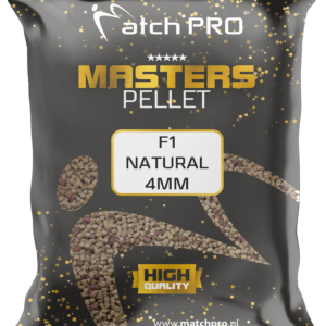 F1 NATURAL 4mm PELLET MASTERS MatchPro 700g Pellety Zanętowe