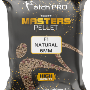 F1 NATURAL 6mm PELLET MASTERS MatchPro 700g Pellety Zanętowe