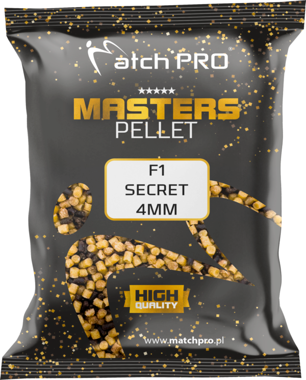 F1 SECRET 4mm PELLET MASTERS MatchPro 700g Pellety Zanętowe