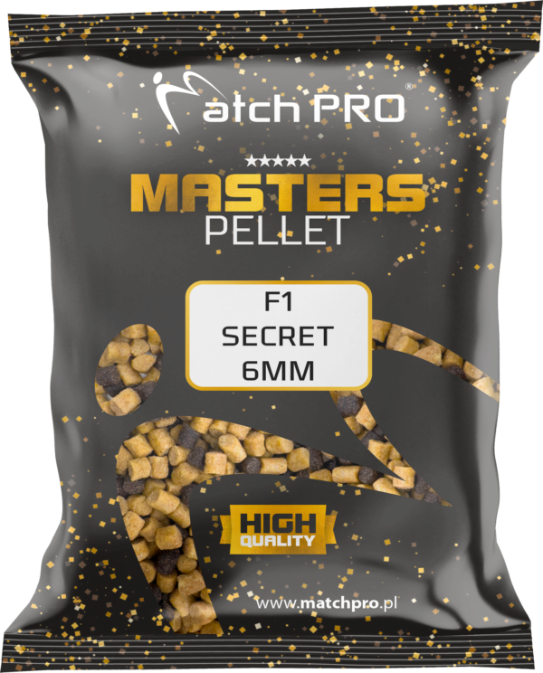 F1 SECRET 6mm PELLET MASTERS MatchPro 700g Pellety Zanętowe