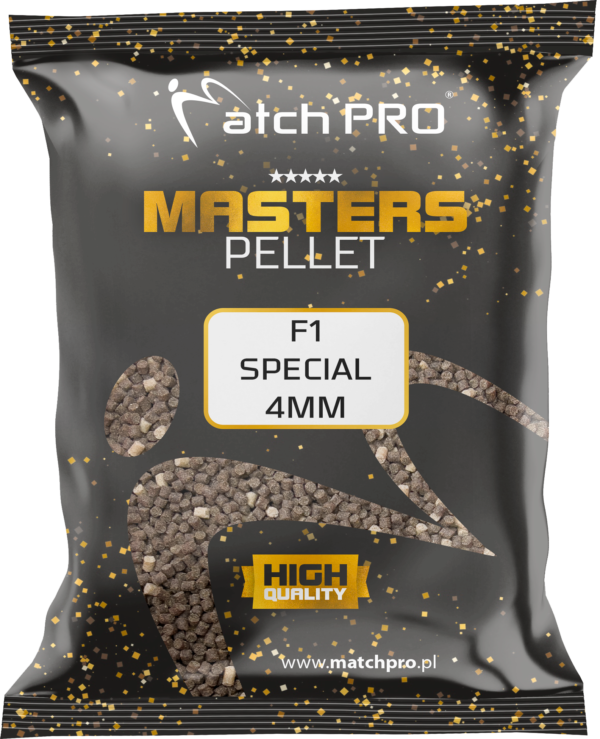 F1 SPECIAL 4mm PELLET MASTERS MatchPro 700g Pellety Zanętowe