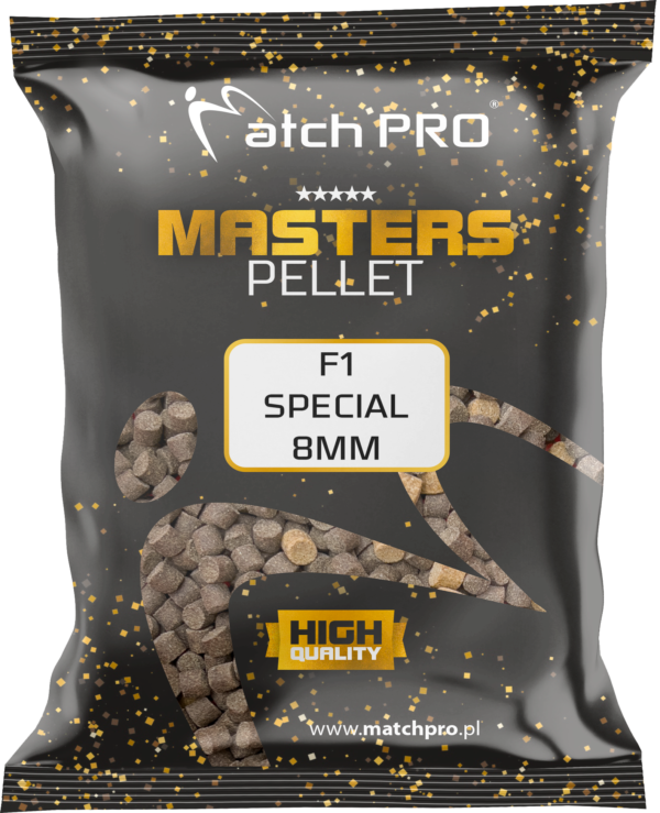 F1 SPECIAL 8mm PELLET MASTERS MatchPro 700g Pellety Zanętowe