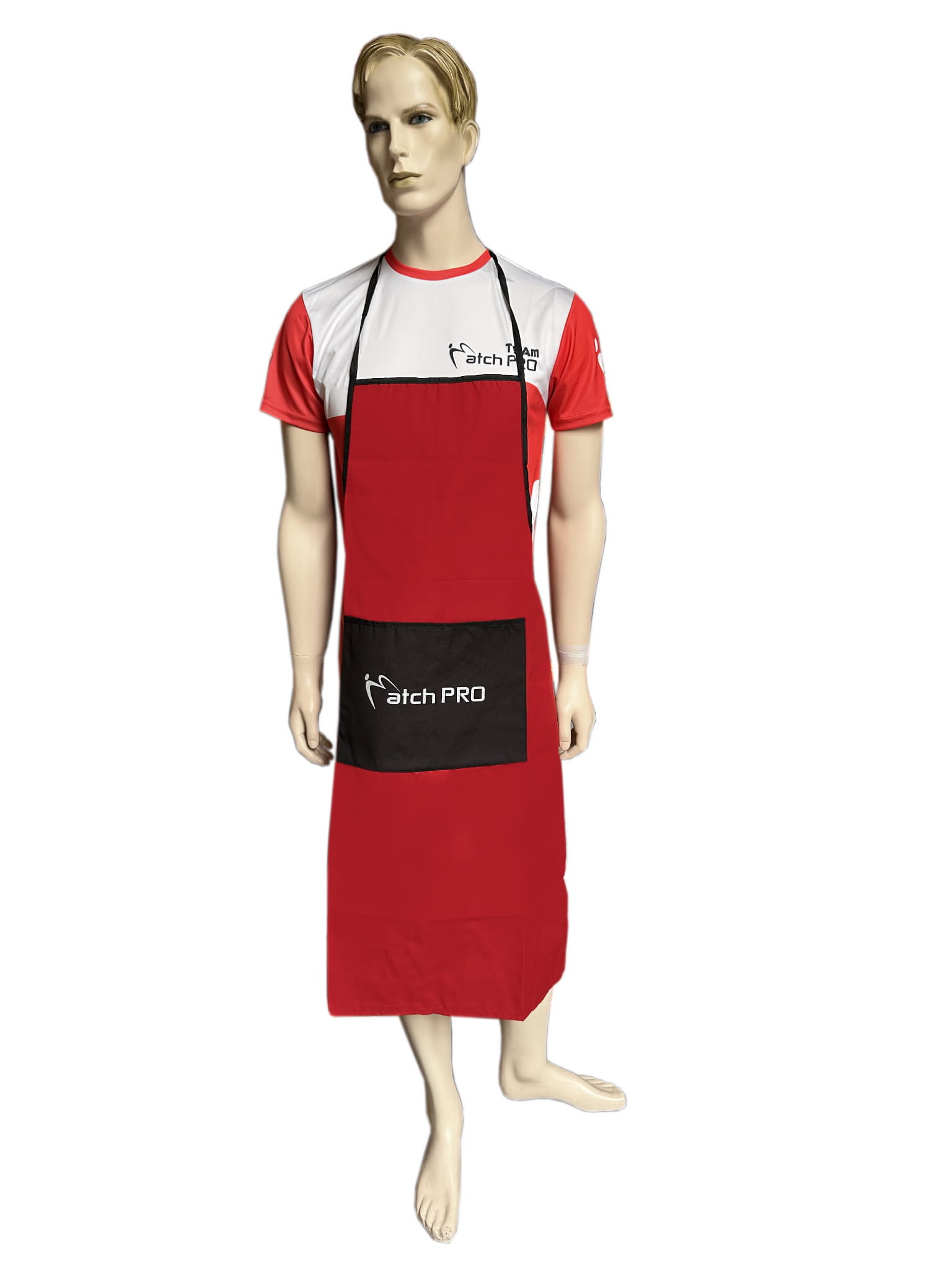 Fartuch SUPREME APPRON Black&Red MatchPro Odzież wędkarska