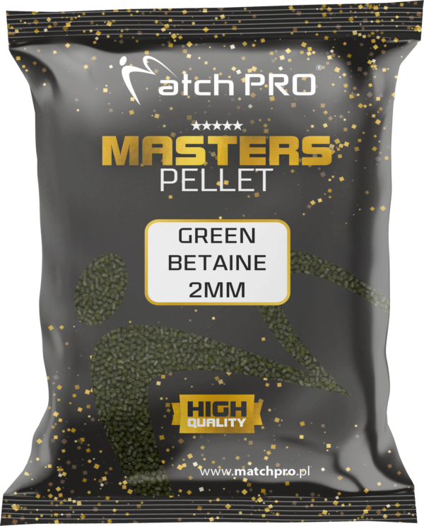 GREEN BETAINE 2mm PELLET MASTERS MatchPro 700g Pellety Zanętowe