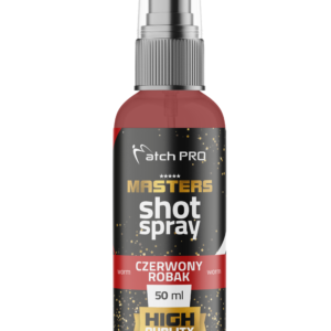 MASTERS SHOT SPRAY CZERWONY ROBAK MatchPro 50ml Liquidy / Dipy / Boostery