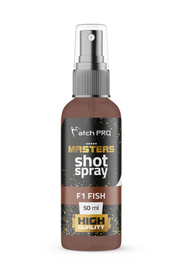 MASTERS SHOT SPRAY F1 FISH MatchPro 50ml Liquidy / Dipy / Boostery