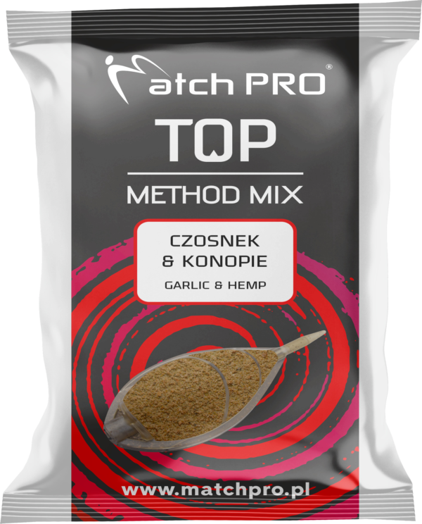 METHODMIX CZOSNEK & KONOPIE Zanęta Matchpro 700g Zanęty