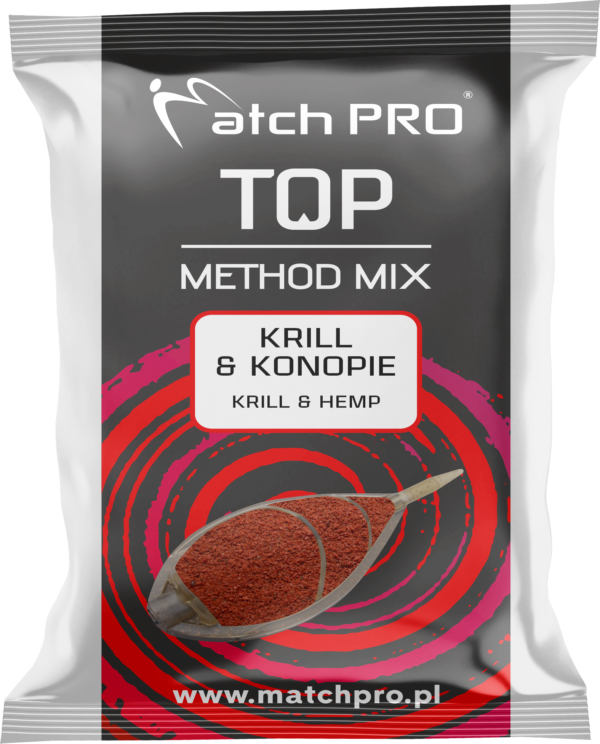 METHODMIX KRILL & KONOPIE Zanęta Matchpro 700g Zanęty