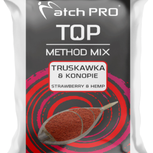 METHODMIX TRUSKAWKA & KONOPIE Zanęta Matchpro 700g Zanęty