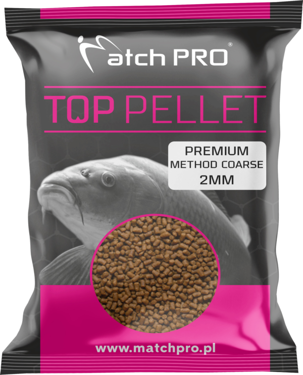 PREMIUM METHOD COARSE 2mm Pellet MatchPro 700g Pellety Zanętowe