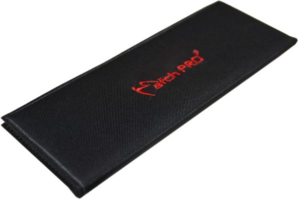 Portfel Szyty MatchPro 25cm Czarny SLIM Haczyki