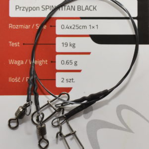 Przypon SPIN TITAN BLACK 0