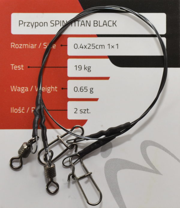 Przypon SPIN TITAN BLACK 0