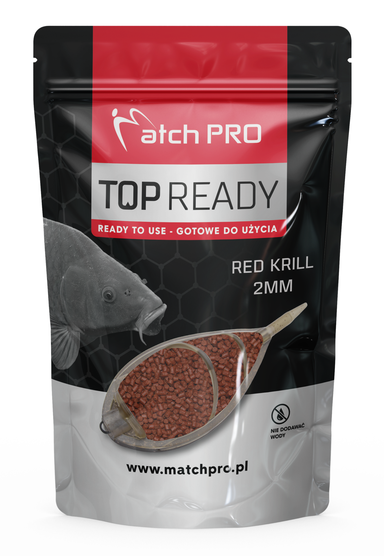 READY PELLET RED KRILL 2mm Pellet MatchPro 700g Pellety Zanętowe