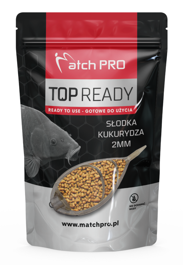 READY PELLET SŁODKA KUKURYDZA 2mm Pellet Matc 700g Pellety Zanętowe