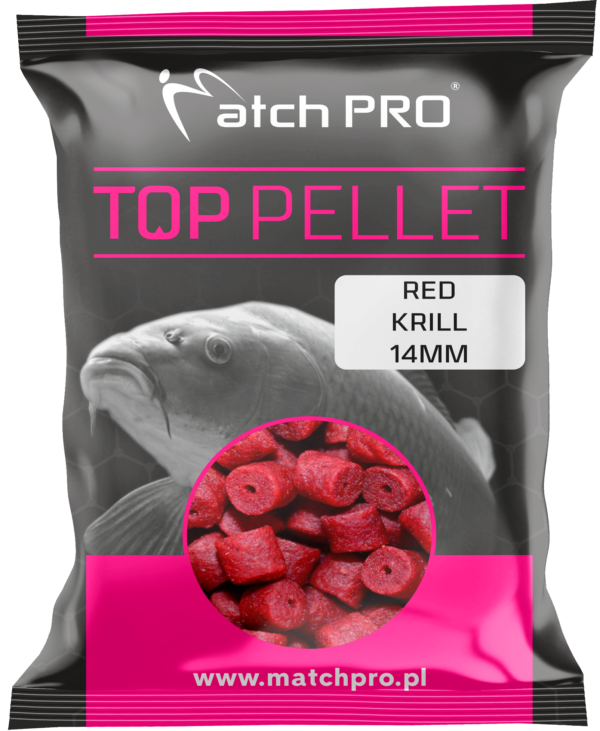 RED KRILL Drilled 14mm Pellet MatchPro 700g Pellety Zanętowe