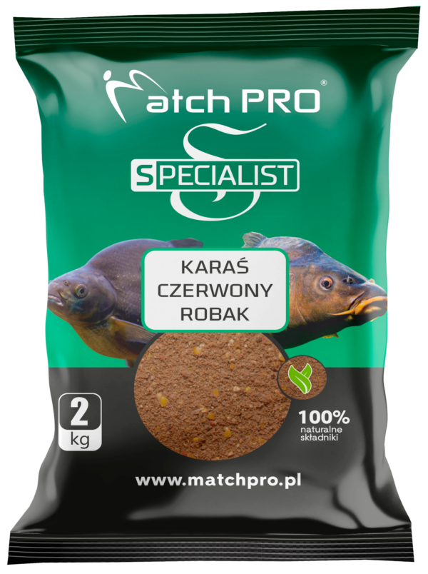 SPECIALIST KARAŚ CZERWONY ROBAK Zanęta MatchPro 2kg Zanęty