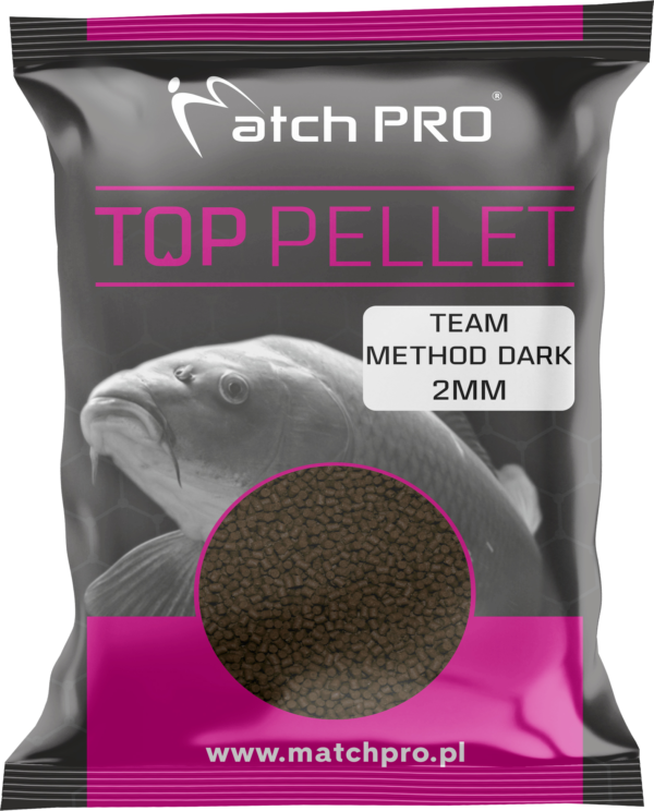 TEAM METHOD DARK 2mm Pellet MatchPro 700g Pellety Zanętowe