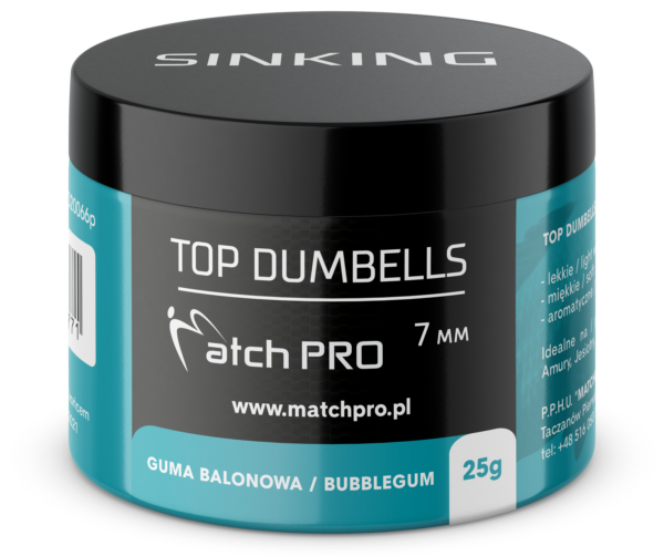 TOP DUMBELLS BUBBLEGUM 7mm / 25g MatchPro Przynęty do Methody / Karpiowe