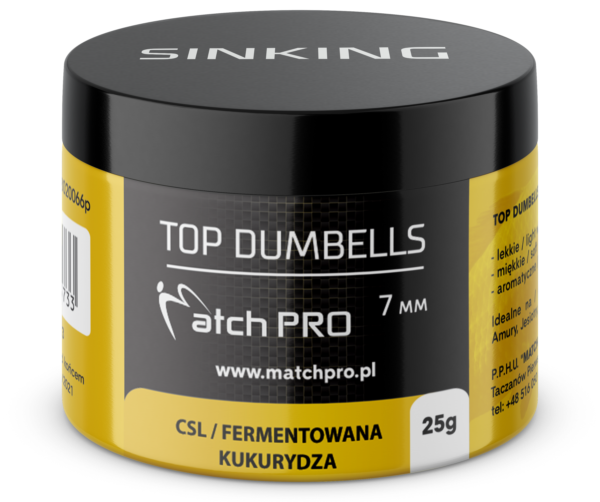 TOP DUMBELLS CSL 7mm / 25g MatchPro Przynęty do Methody / Karpiowe