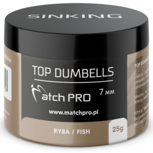 TOP DUMBELLS FISH 7mm / 25g MatchPro Przynęty do Methody / Karpiowe