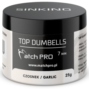 TOP DUMBELLS GARLIC 7mm / 25g MatchPro Przynęty do Methody / Karpiowe