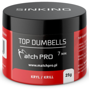 TOP DUMBELLS KRILL 7mm / 25g MatchPro Przynęty do Methody / Karpiowe