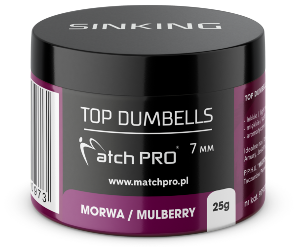 TOP DUMBELLS MULBERRY 7mm / 25g MatchPro Przynęty do Methody / Karpiowe