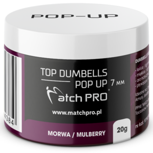 TOP DUMBELLS POP UP MULBERRY 7mm / 20g MatchPro Przynęty do Methody / Karpiowe