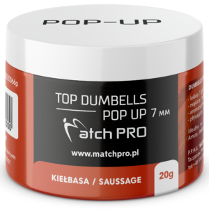 TOP DUMBELLS POP-UP SAUSSAGE 7mm / 20g MatchPro Przynęty do Methody / Karpiowe