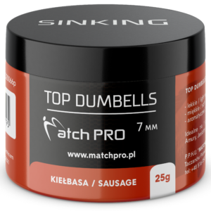 TOP DUMBELLS SAUSSAGE 7mm / 25g MatchPro Przynęty do Methody / Karpiowe